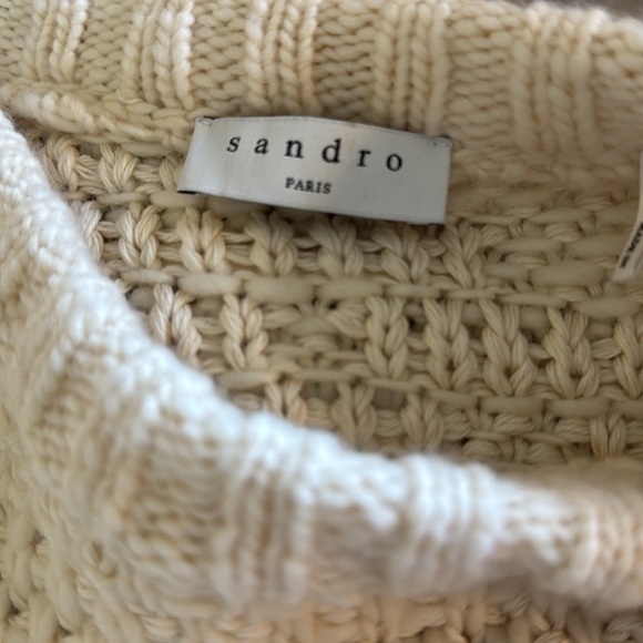 Sandro - Oversize Cotton/Wool Sweater PTP 24” (520usd) - Picture 7 of 12